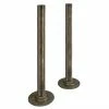 Arezzo 180mm Old English Brass 15mm Pipe Kit for Radiator Valves