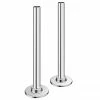 Arezzo 180mm Chrome 15mm Pipe Kit for Radiator Valves