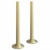Arezzo 180mm Brushed Brass 15mm Pipe Kit for Radiator Valves