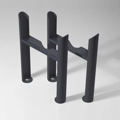 Keswick Anthracite 3 Column Radiator Feet