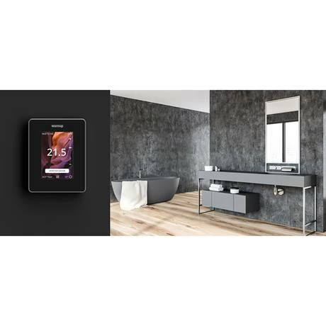 Warmup 6iE Smart WiFi Underfloor Heating Thermostat - Onyx Black - Image 3