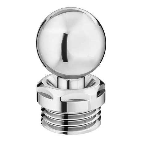 1 x Traditional 1/2" Chrome Ball Air Vent - Image 2