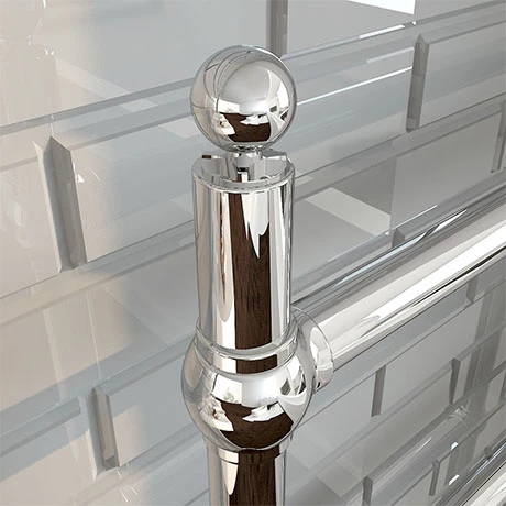 1 x Traditional 1/2" Chrome Ball Air Vent