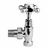 Bayswater Chrome Angled Crosshead Radiator Valves