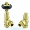 Faringdon TRV Thermostatic Radiator Valve - Brushed Brass
