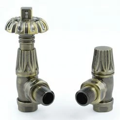 Traditional Gothic TRV Thermostatic Radiator Valve - Antique Brass