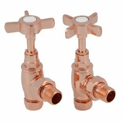 Traditional Copper Manual Radiator Valves - HAN013