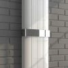 Nova Chrome Towel Bar Rail for 4 Section Double Panel Aluminium Radiators