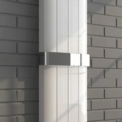 Nova Chrome Towel Bar Rail for 4 Section Double Panel Aluminium Radiators