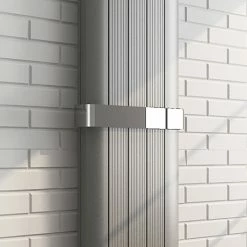 Nova Chrome Towel Bar Rail for 5 Section Double Panel Aluminium Radiators