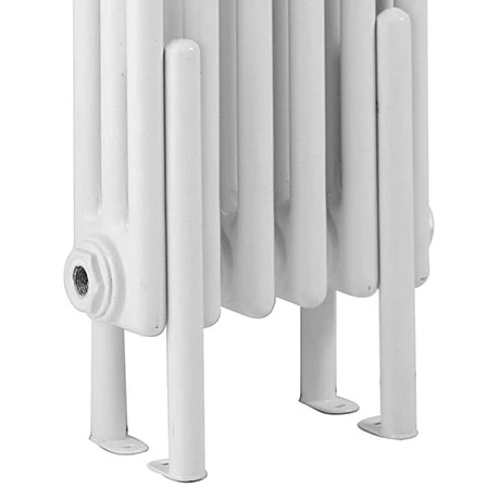 Hudson Reed Floor Mounting Kit for Colosseum Radiators - White - HX300