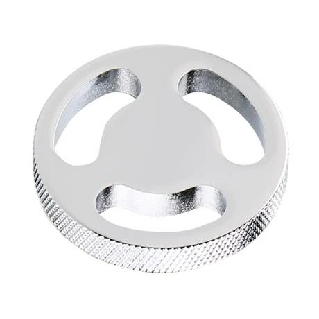 Arezzo Chrome Industrial Style Angled Radiator Valves - Image 4