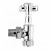 Nuie - Traditional Crosshead Angled Radiator Valves (pair) - MTY086