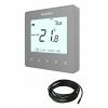 Heatmiser neoStat-e V2 - Electric Floor Heating Thermostat - Platinum Silver