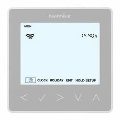 Heatmiser neoStat-hw V2 - Hot Water Programmer - Platinum Silver