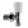 Optima Angled Radiator Valve - Chrome