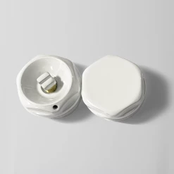 Chatsworth Radiator 1/2" Bleed Valve & Blanking Plug White