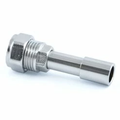50mm Telescopic Thermostatic Radiator Valve Extension - Chrome