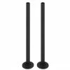 Arezzo 300mm Matt Black 15mm Pipe Kit for Radiator Valves