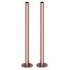 Arezzo 300mm Rose Gold 15mm Pipe Kit for Radiator Valves