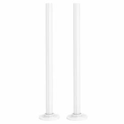 Arezzo 300mm White 15mm Pipe Kit for Radiator Valves