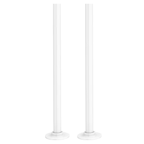 Arezzo 300mm White 15mm Pipe Kit for Radiator Valves