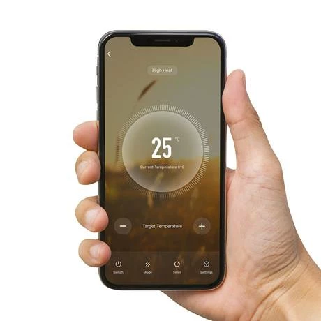 TCP Smart 2000W Black Wi-Fi Energy Saving Portable Free-Standing Oil 9 Finned Radiator - Image 5