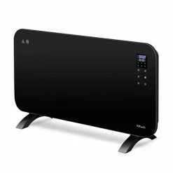 TCP Smart 2000W Black Wi-Fi Energy Saving Fixed or Portable Glass Panel Heater