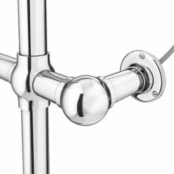 Traditional Chrome 32mm Cover Shroud for Concealing Heating Elements