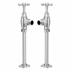 Ashford Chrome Angled Traditional Radiator Valves