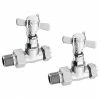 Traditional Straight Cross Head Radiator Valves