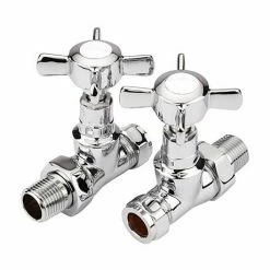 Reina Bronte Traditional Straight Radiator Valves