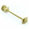 Cast Iron Radiator Luxury Wall Stay Bracket - Brushed Brass