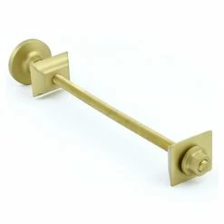 Cast Iron Radiator Luxury Wall Stay Bracket - Brushed Brass