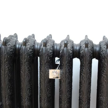 Cast Iron Radiator Luxury Wall Stay Bracket - Chrome - Image 3