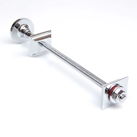 Cast Iron Radiator Luxury Wall Stay Bracket - Chrome