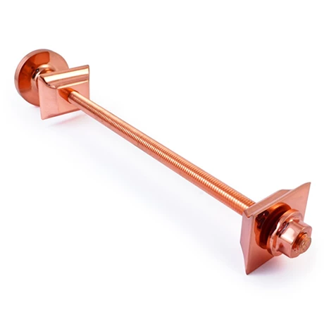 Cast Iron Radiator Luxury Wall Stay Fixing - Polished Copper